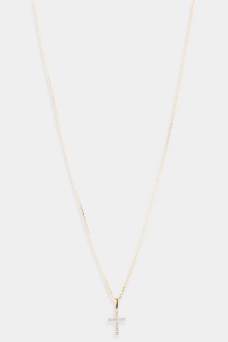 Pendente Croix du bonheur Ouro amarelo e diamantes