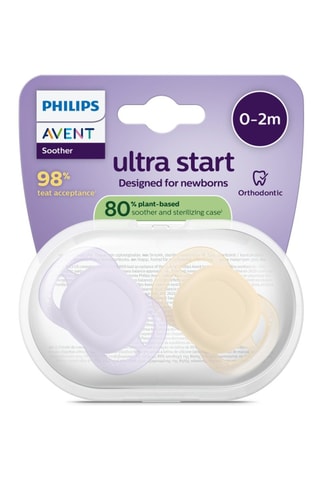 2 x 2 sucettes Ultra Start - De 0 à 2 mois