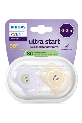 2 x 2 sucettes Ultra Start - De 0 à 2 mois