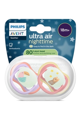 2 x 2 sucettes Ultra Air Nuit - De 6 à 18 mois