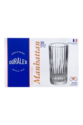 6 copos Manhattan - 30,5 cl