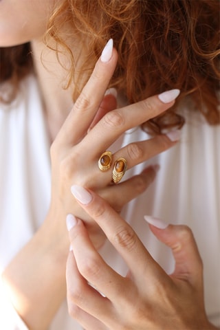 Anillo - Ojos de tigre