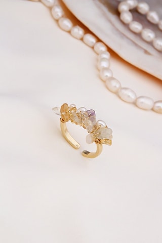 Anel - Pérolas de cultura