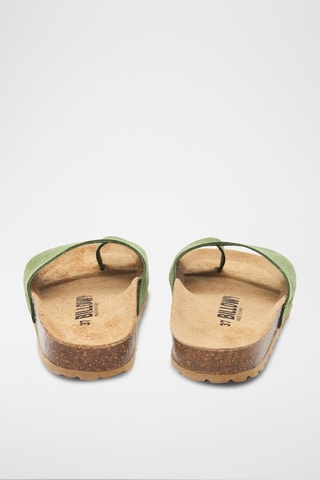 Sandales en nubuck - Vert