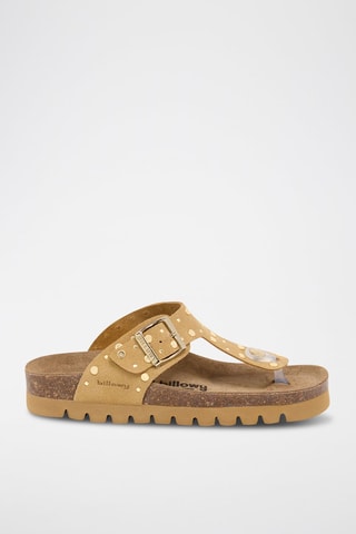 Sandales en nubuck - Marron