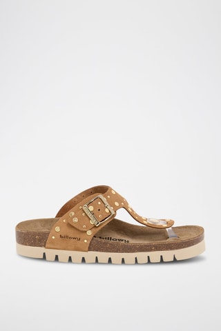 Sandales en nubuck - Camel