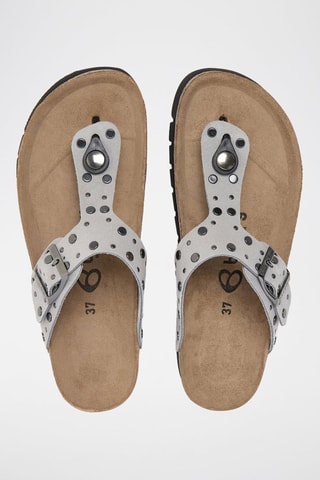 Sandales en nubuck - Gris