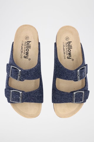 Mules Bleu marine chiné