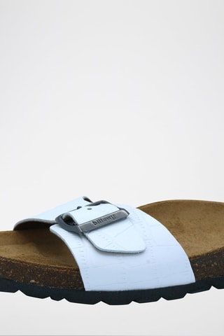 Mules en cuir Rosso - Blanc