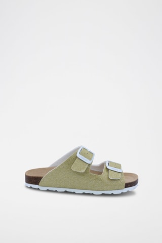 Mules Rosso - Kaki chiné