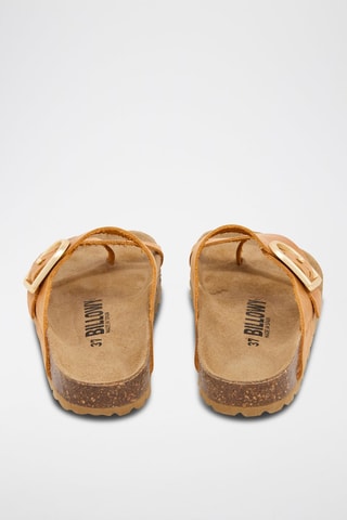 Sandales en cuir - Orange