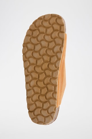 Mules en cuir - Orange