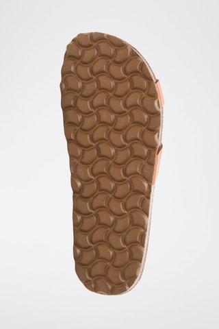 Leren Slippers - Camel