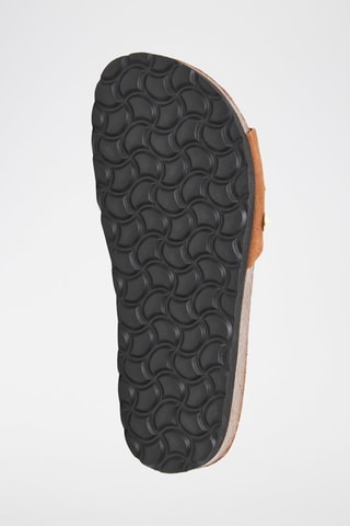 Nubuck Platform Sandalen - Camel