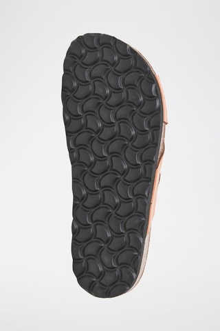 Leren Platform Sandalen - Camel