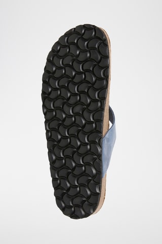 Sandales en cuir - Bleu