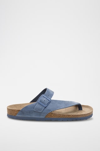 Sandales en cuir - Bleu