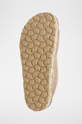 Nubuck Platform Muiltjes - Bruin