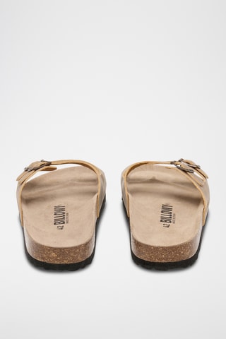 Mules en cuir - Beige