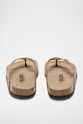 Sandales en cuir - Marron