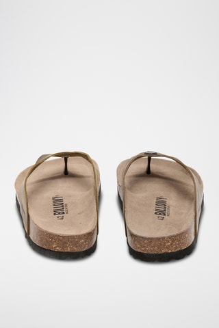 Sandales en cuir - Marron