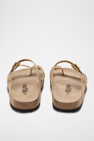 Sandales en cuir - Beige