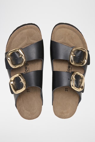 Mules en cuir - Noir