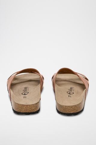 Mules en cuir - Beige