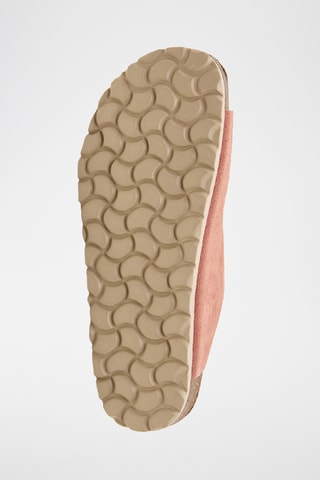 Mules en cuir - Saumon