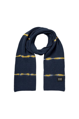 Echarpe tie and dye - Bleu marine