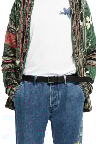 Ceinture en cuir - Noir