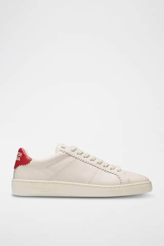 Baskets en cuir - Ecru