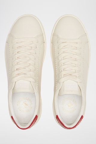 Baskets en cuir - Ecru