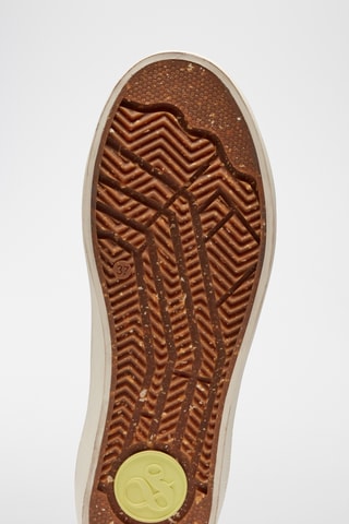 Baskets en cuir - Ecru