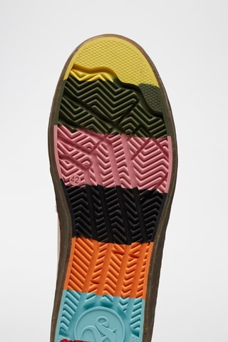 Baskets - Ecru et gris clair