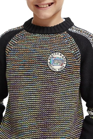 Pull en coton biologique - Noir