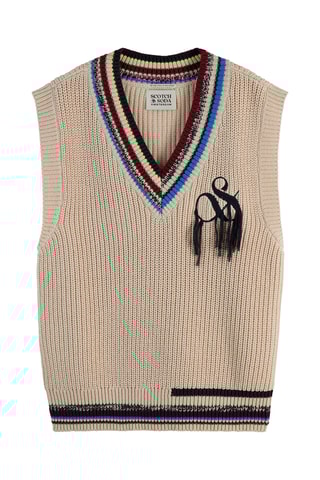 Pull sans manches - Beige