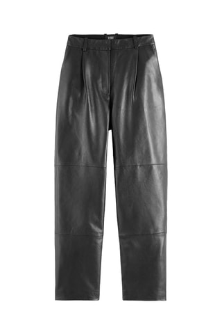 Pantalon en cuir de mouton - Noir
