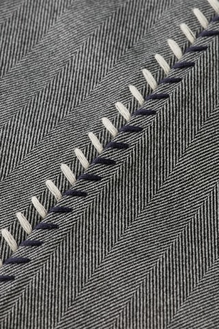 Pantalon taille haute - Gris chiné