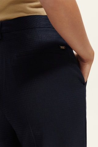 Pantalon wide legs - Bleu marine