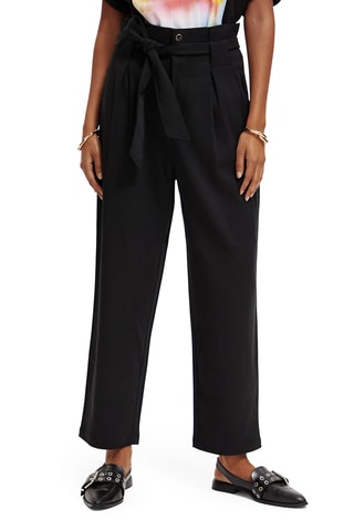 Pantalon taille haute - Noir