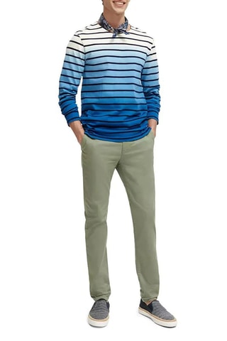 Chino en coton biologique - Vert