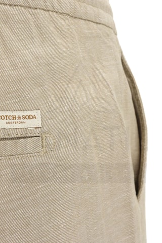 Pantalon en coton biologique et lin - Beige