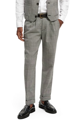 Chino en laine vierge - Blanc