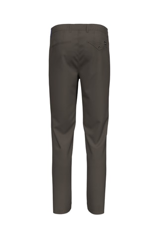 Pantalon chino en coton biologique - Marron