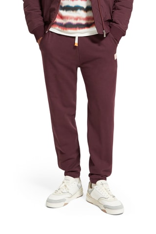 Pantalon de survêtement en coton biologique - Rouge