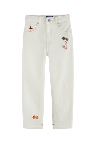 Jean taille haute - Ecru