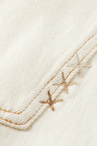 Jean regular en coton biologique - Beige