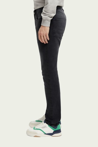 Jean slim en coton biologique - Noir