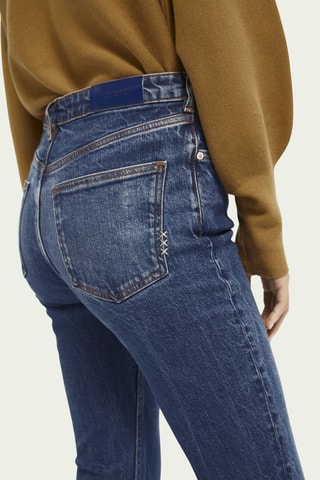 Jean taille haute - Bleu